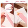 6 Pcs Silicone Stir Sticks and Silicone Wax Spatula Set Reusable Hard Wax Stick for Home Hair Removal Body Care (Pink) view 3