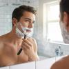 1 Set Razor for Men, Straight Safety Razor with 10 Razor Blades for Men, Single Blade Face Razor for Grooming (Black & Silver) view 4