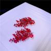 1 Pair Bridal Hair Accessories Red Crystal Accessory Wedding Banquet Clips Fashion Jewelry view 2