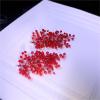 1 Pair Bridal Hair Accessories Red Crystal Accessory Wedding Banquet Clips Fashion Jewelry view 4