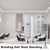 Braiding Hair Stand Holder - Space Saving Divider Display Rack, Portable Storage Organizer | Efficient Extension Salon Setup, Home Traveling Accessories Management For Easy Styles, Rack Hanger Adjust view 3