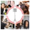 Braiding Hair Stand Holder - Space Saving Divider Display Rack, Portable Storage Organizer | Efficient Extension Salon Setup, Home Traveling Accessories Management For Easy Styles, Rack Hanger Adjust view 4