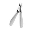 Angled Nail Clippers Ingrown Toenail Clipper for Thick Nails Slant Curved Blade Nail Cutters Ingrown Relief Tool(WHITE) view 1