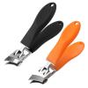 Anti-splash Nail Clippers For Thick Ingrown Wide Jaw Toenail Cutter Diagonal Pliers Cutter Trimmers Household Tool(Black and orange) view 2