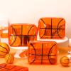 12 Pcs Basketball Clear Makeup Bag Cosmetic Snack Bag with Zipper Handle PVC Pouch Waterproof Travel Toiletry Handbag Accessories for Woman Friends Basketball Birthday 2026 Senior Night Team Gift view 2