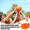 12 Pcs Basketball Clear Makeup Bag Cosmetic Snack Bag with Zipper Handle PVC Pouch Waterproof Travel Toiletry Handbag Accessories for Woman Friends Basketball Birthday 2026 Senior Night Team Gift view 4