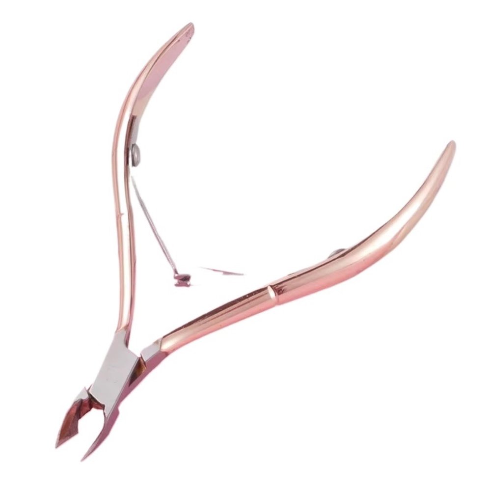 Rose Gold/Pink Nail Cuticle Nipper Clipper Cutter Scissor Trimmer Cuticle Dead Skin Remover Pedicure Nail Art Tool for