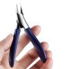 Angled Nail Clippers Ingrown Toenail Clipper for Thick Nails Slant Curved Blade Nail Cutters Ingrown Relief Tool(Blue) view 2