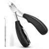 Nail Clippers Ingrown Toenail Podiatry Correction Nippers Cuticle Cutters Cut Paronychia Pedicure Hand Foot Care Tool(Black 2pcs) view 2