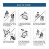 3pcs/lot Shaving Head Cutter Shaver Heads Compatible For Philips HQ7165, HQ7260, HQ7310, HQ7330, HQ7350, HQ7363, HQ7800, HQ7890 HQ7780 view 3