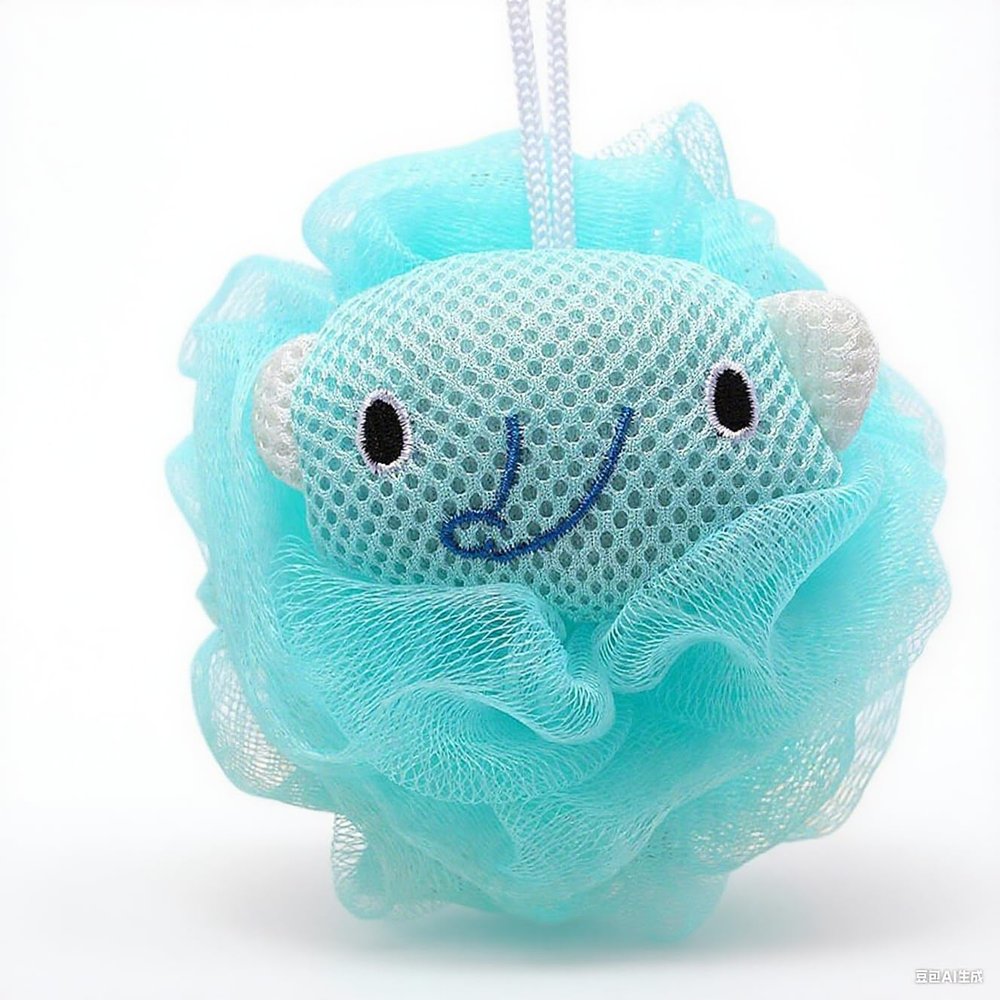 Bath Flower Manufacturer Korean Version Bath Ball Cartoon Animal Bath Flower Ball Large Soft Color Home Cute Bath Ball