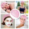 2Pcs Mesh Crochet Hair Net Sleep Hair Wrap for Women, Hair Wrap,Lift Strap Weaving Sew For Women Ballet,Curly Hair & Wig Protection,Soft Reusable Bonnets,Black and Pink view 3
