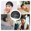 2Pcs Mesh Crochet Hair Net Sleep Hair Wrap for Women, Hair Wrap,Lift Strap Weaving Sew For Women Ballet,Curly Hair & Wig Protection,Soft Reusable Bonnets,Black and Pink view 4