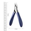 Angled Nail Clippers Ingrown Toenail Clipper for Thick Nails Slant Curved Blade Nail Cutters Ingrown Relief Tool(Red) view 4