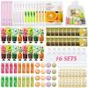 128 PCS Spa Party Supplies for Women, Spa Kit Include Lip Balm,Facial Masks, Hand Cream, Under Eye Patches, Compressed Towel, Foot Bath Bombs, Ideal for Gift Giving,sleepover party supplies for girls view 1