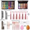 Professional All-in-One Makeup Kit for Women, Complete Full Face Makeup Set with Eyeshadow Palette, Lip Gloss, Blush, Brushes, Cosmetic Kit for Beginners & Adults view 2