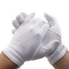 4 Pairs 100% Combed Cotton Gloves for Women & Men, White Cotton Moisturizing Gloves for Dry Hands & Eczema Overnight Sleep, SPA, Art handling Work, Care of Jewelry & Archival view 1