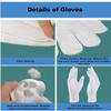 4 Pairs 100% Combed Cotton Gloves for Women & Men, White Cotton Moisturizing Gloves for Dry Hands & Eczema Overnight Sleep, SPA, Art handling Work, Care of Jewelry & Archival view 4
