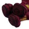 12A 99J Burgundy Body Wave Bundles Human Hair 1 Bundle 24 Inches 100% Human Hair Bundles view 4