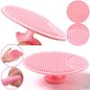 4 Pack Face Scrubber,ZMBeautk Baby Bath Brush & Comb, Silicone Face Scrubbers Exfoliator Brush for Facial Cleansing, Bathing, Newborn Essentialsfor Deep Cleaning Skin Care view 3