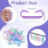 IANFAN 420 Pcs Handle Grip Nail Brush Bulk, 5 Colors Nail Scrub Brush for Toes and Nails Cleaner, Nails Brushes for Cleaning Fingernails, Pedicure Scrubbing Tool for Men and Women Cleaning view 2