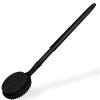 Back Scrubber for Shower, (16-24 Inch) Extendable Bath Brush Long Handle for Shower, Silicone Body Scrubber with Handle, Back Brush for Shower Men and Women,Easy to Clean (Black) view 1