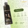 Black Hair Dye Shampoo 400ml  3 in 1 Natural Color Shampoo for Grey Hair  Ammonia-Free Hair Dye for Women & Men  Long-Lasting Instant Natural Black Coverage view 3