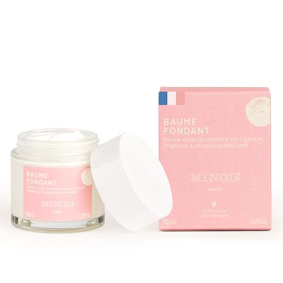 MINOIS PARIS Firming Belly Balm  99.8% Natural Pregnancy Stretch Mark Cream  Belly Butter for Pregnancy & Postpartum  Hydrating, Firming, Gentle Care  Made in France  3.4 fl oz