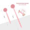 Back Scrubber for Shower, (16-24 Inch) Extendable Bath Brush Long Handle for Shower, Silicone Body Scrubber with Handle, Back Brush for Shower Men and Women,Easy to Clean (Pink) view 3