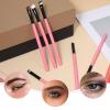 6pcs Angled Fine Eyeliner Brush Ultra Thin Precision Slanted Flat Eyeliner Makeup Brushes Set Flat Eyebrow Tint Brush Eye Makeup Tool Beauty Cosmetic Tool view 4