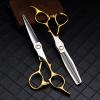 Hair Cutting Scissors, 6 Inch Barber Salon Japan 9Cr Hairdressing Cutting Scissor Professional 25-30% Thinning Scissors Cutting Haircut Shears Set view 2