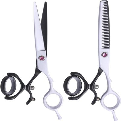 6.0 Inch Hairdressing Scissors Set - Professional Stainless Steel Hair Cutting & Thinning Shears