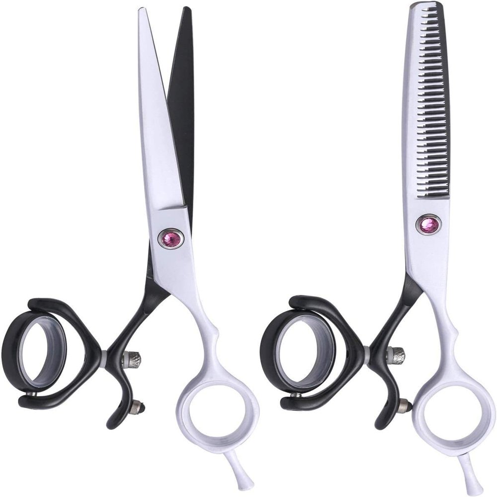 6.0 Inch Hairdressing Scissors Set - Professional Stainless Steel Hair Cutting & Thinning Shears