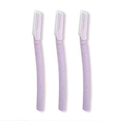 Eyebrow Razor for Women | Dermaplane Facial Razor for Face | Hair Trimmer Face Razor for Body Use | Multipurpose Facial Hair Removal Tool Makeup tools - Pack of 3