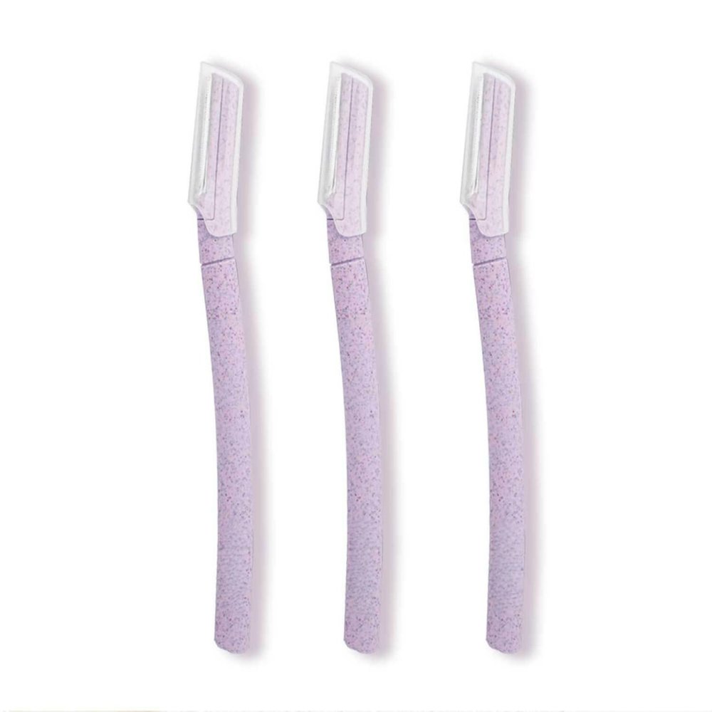 Eyebrow Razor for Women | Dermaplane Facial Razor for Face | Hair Trimmer Face Razor for Body Use | Multipurpose Facial Hair Removal Tool Makeup tools - Pack of 3