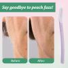 Eyebrow Razor for Women | Dermaplane Facial Razor for Face | Hair Trimmer Face Razor for Body Use | Multipurpose Facial Hair Removal Tool Makeup tools - Pack of 3 view 2