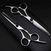 6 Inch Black Barber Scissors Set - Professional Hairdressing Scissors for Hair Cutting & Thinning view 1