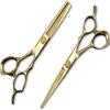 6.0 Inch Two-Tailed Barber Scissors Set - Professional Haircutting Tools for Salon & Home Use view 1