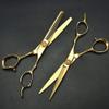 6.0 Inch Two-Tailed Barber Scissors Set - Professional Haircutting Tools for Salon & Home Use view 4