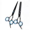6.0 Inch Hair Cutting Scissors Kit - White Stainless Steel Hairdressing Scissors with Flat Cut and Thinning Tooth view 1