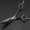 5.5 inch Two-Tailed Scissor Set - Black Thinning Hair Cutting Shears, Hairdressing Scissors view 3