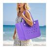 kinganrun Outdoor beach bag, travel cosmetic bag, EVA large capacity storage, suitable for travel and home use(Light Green,M) view 4