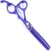 6" Hairdressing Scissor,Barber Scissors Hair Trim and Cut Thinning Hair Scissor Combination Set Hair Scissors and Hair Thinning Scissors Set for Barber Stylist and Home DIY Blue view 3