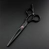 6 Inch Black Hair Cutting Scissors Set - Professional Barber Shears with Thinning Function view 3