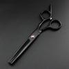 6 Inch Black Hair Cutting Scissors Set - Professional Barber Shears with Thinning Function view 4