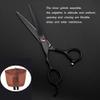 6.0 Inch Professional Hair Cutting Scissors Set - Barber Salon Hairdressing Shears with Straight and Thinning Blades view 2