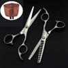 6.0 Inch Professional Hair Cutting Scissors Set - Barber Salon Hairdressing Shears with Straight and Thinning Blades view 4