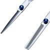 2 Pieces Professional Hairdressing Scissors Set - Salon Hair Cutting & Thinning Shears view 4