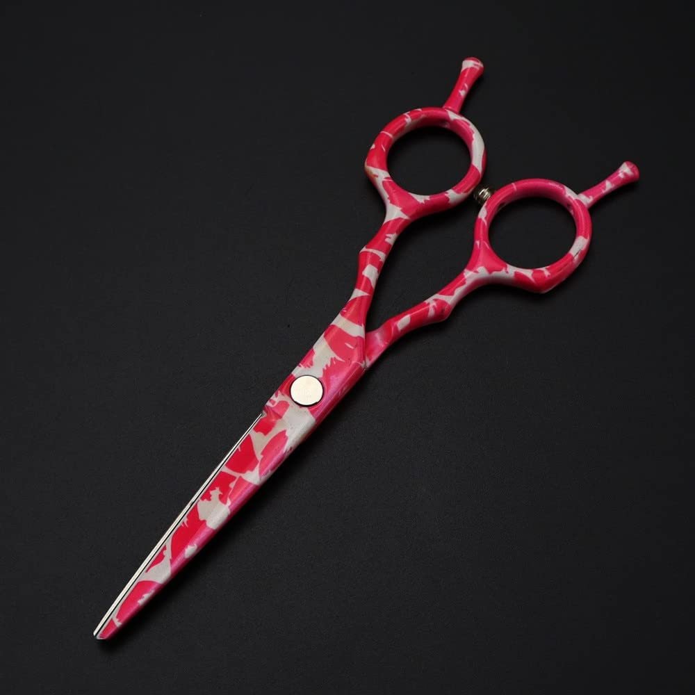 5.5 Inch Professional Barber Scissors - 440C Steel Ceramic Hair Cutting Shears