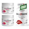 2-Pack Hallosmine 4 oz Cream + Free Hallosmine Advance 1000 mg 60 Capsules | Triple Action Cream Formula  Diosmin, Hesperidin & Horse Chestnut | leg circulation support & vein supplement view 1